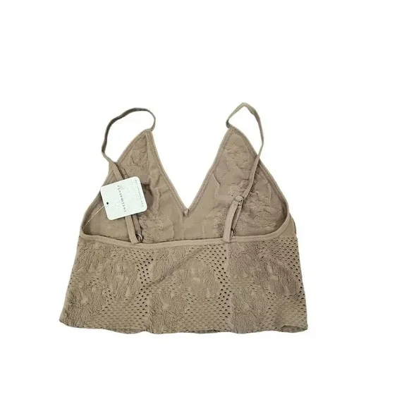 New Free People Movement Candy Seamless Bralette with lace detailing Sz XS/S - Picture 9 of 9